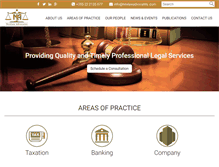 Tablet Screenshot of nexlawadvocates.com